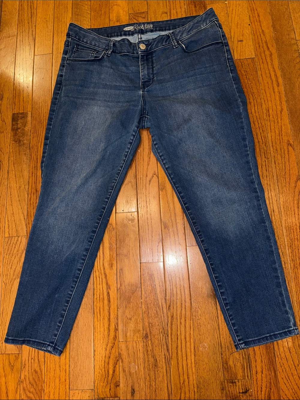 Old Navy The Rock Star Women's Blue Jeans GUC
